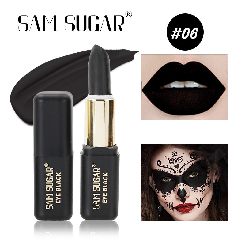 Halloween Dark Lip Glaze Matte Waterproof Lipstick LongLasting NonStick Formula Olive Green Shades  10
