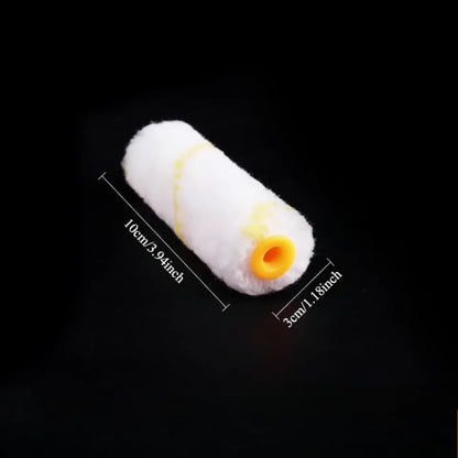 Small Corner Paint Roller Kit Core Small Roller Bracket  LintFree Polyester Blend Cover For Smooth  4