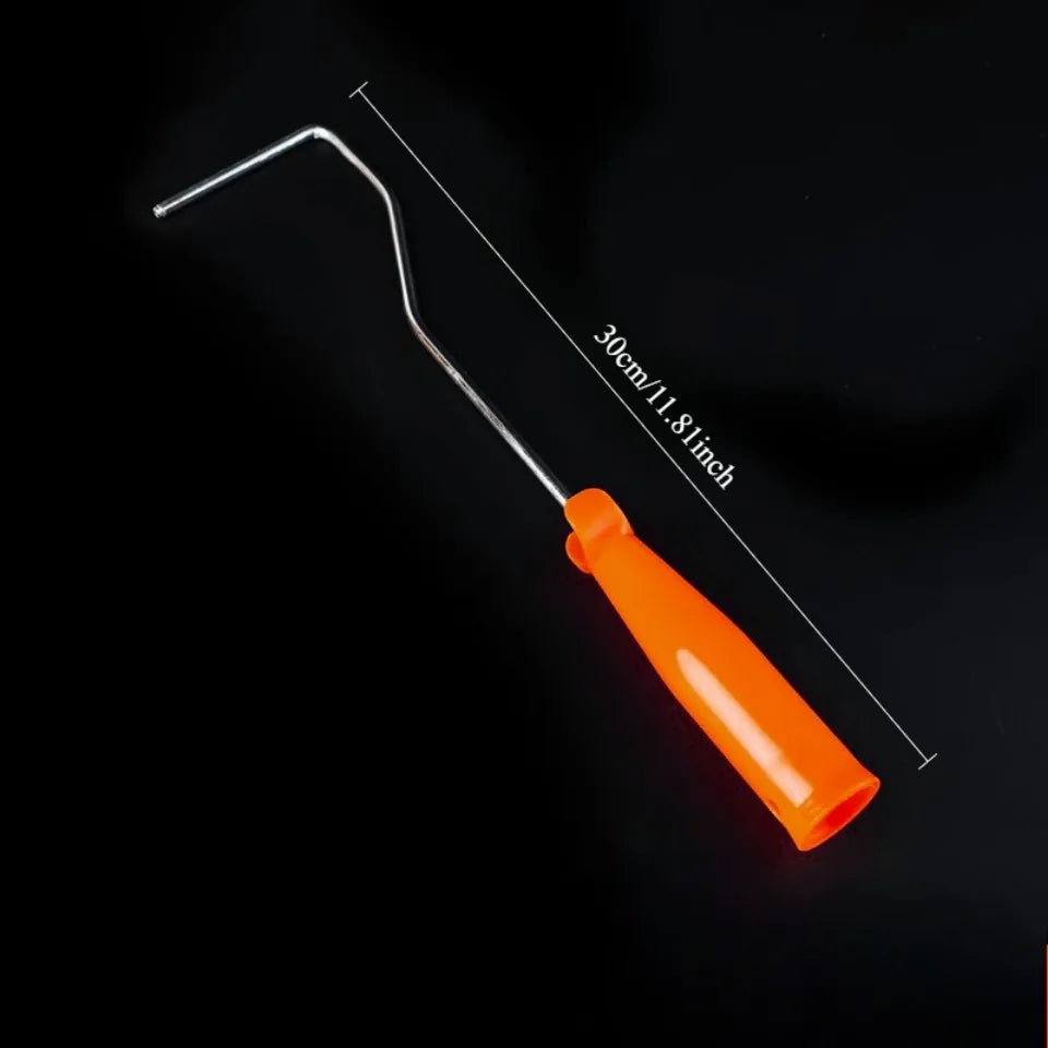 Small Corner Paint Roller Kit Core Small Roller Bracket  LintFree Polyester Blend Cover For Smooth  5