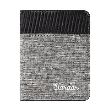 Men Ultra Thin Anti Demagnetization Wallet, Slim Card Bag, Driver's License Case for College and Daily Use