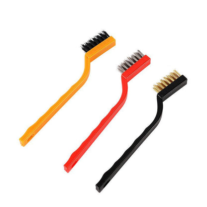 Stainless Steel  Brass Cleaning Brush Set Polishing Rust Remover Metal Wire Burring Tool For Home A 1