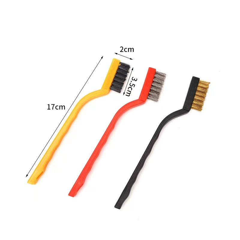 Stainless Steel  Brass Cleaning Brush Set Polishing Rust Remover Metal Wire Burring Tool For Home A 5
