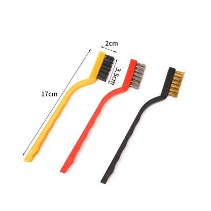 Stainless Steel  Brass Cleaning Brush Set Polishing Rust Remover Metal Wire Burring Tool For Home A 5