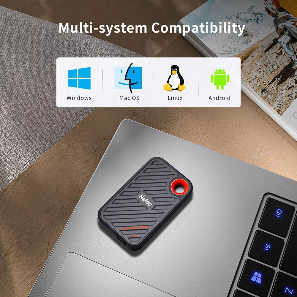 Netac BlazePro External SSD  UltraFast Portable USB 32 Gen2x2 Solid State Drive 1TB 512GB 2TB 3