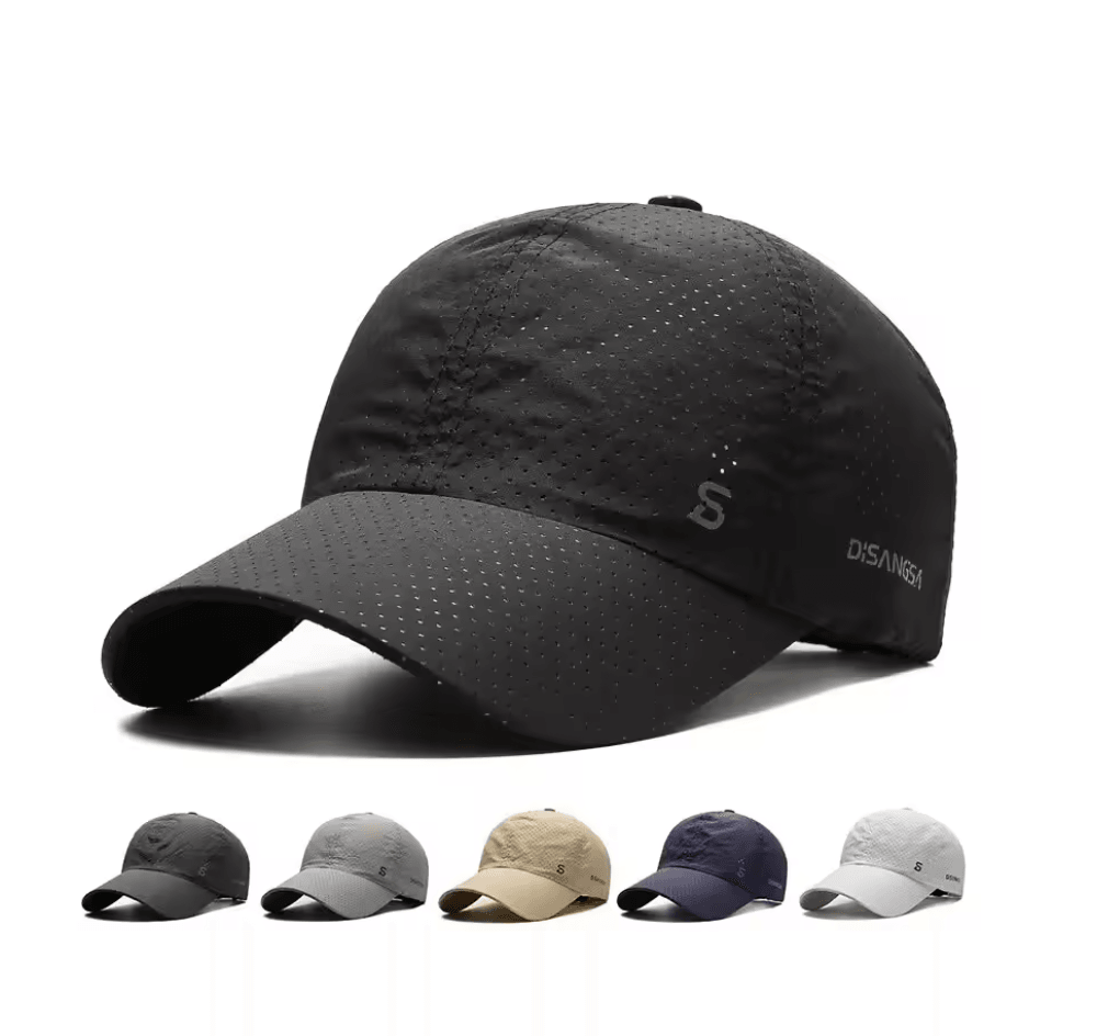 Lightweight Quick-Dry Duck Tongue Cap for Men with Breathable Mesh