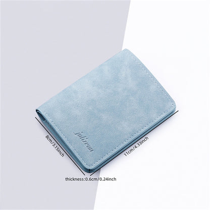 Mini Thin Men Wallet PU Leather Card Holder, Short Vertical Coin Pouch, New Style Slim Purse for Men Compact Design
