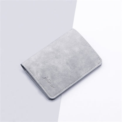 Mini Thin Men Wallet PU Leather Card Holder, Short Vertical Coin Pouch, New Style Slim Purse for Men Compact Design