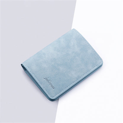 Mini Thin Men Wallet PU Leather Card Holder, Short Vertical Coin Pouch, New Style Slim Purse for Men Compact Design