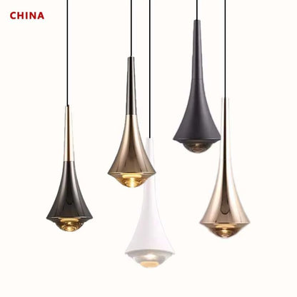 Modern LED Adjustable Chandelier – Full Spectrum Pendant Light for Bedroom, Bar & Minimalist Interiors