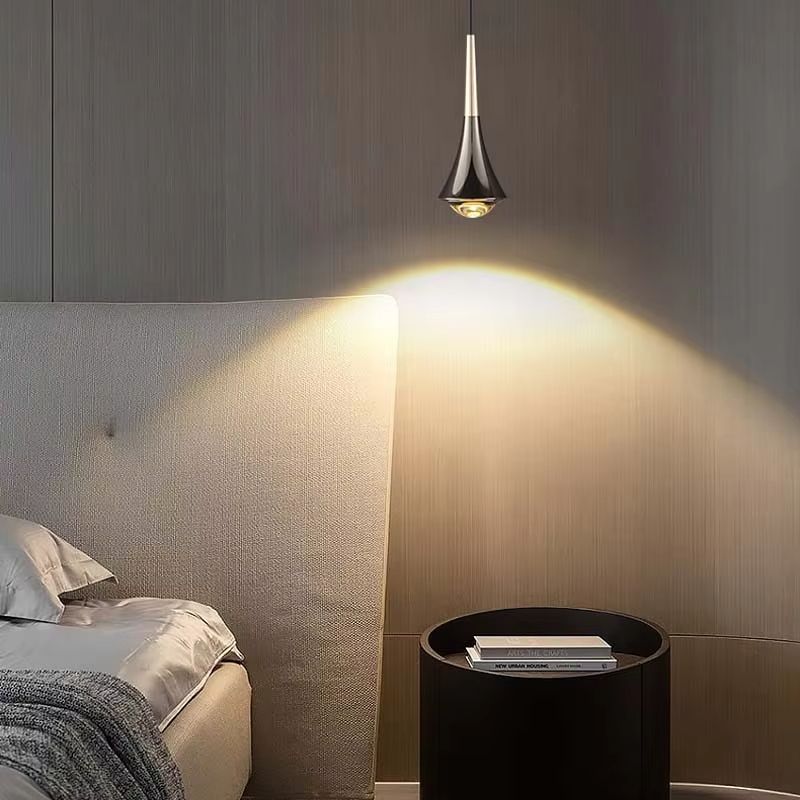 Modern LED Adjustable Chandelier  Full Spectrum Pendant Light For Bedroom Bar  Minimalist Interiors 3