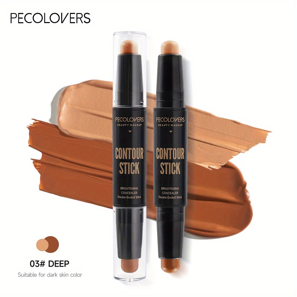 Double Head Highlight Pen, Waterproof Face Makeup Liquid, Contouring Foundation Contour, Concealer Stick Pencil Cosmetic