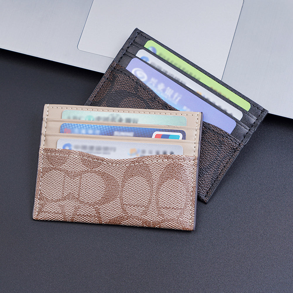 PU Leather Luxury Design Wallets for Women, Multi Function Card Holder, Small Short Purse, Female Card Organizer