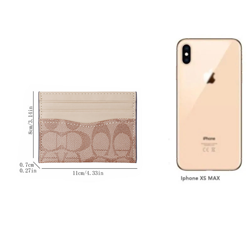 PU Leather Luxury Design Wallets for Women, Multi Function Card Holder, Small Short Purse, Female Card Organizer