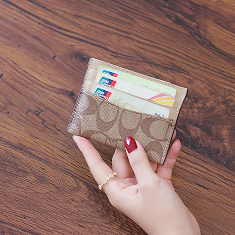 PU Leather Luxury Design Wallets for Women, Multi Function Card Holder, Small Short Purse, Female Card Organizer