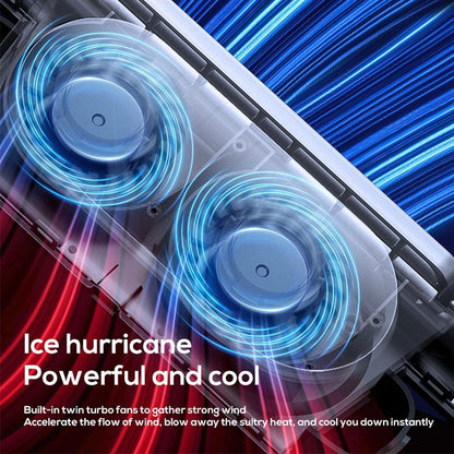 Car Cooling Fan with USB Charging – 3 Speeds (5V/2A) & Large Wind Headrest Fan for All Cars
