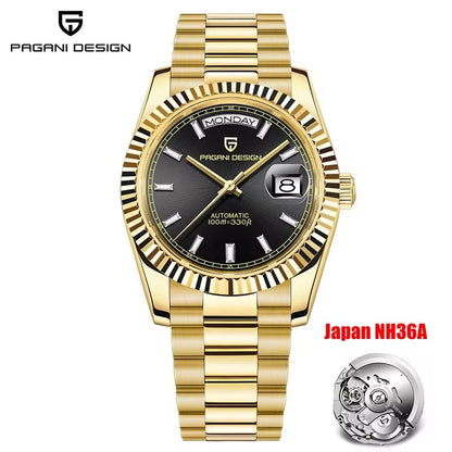 Top Luxury PAGANI DESIGN DD40 Mens Watches Automatic Mechanical Sapphire Mirror Mens Wrist Watch 10
