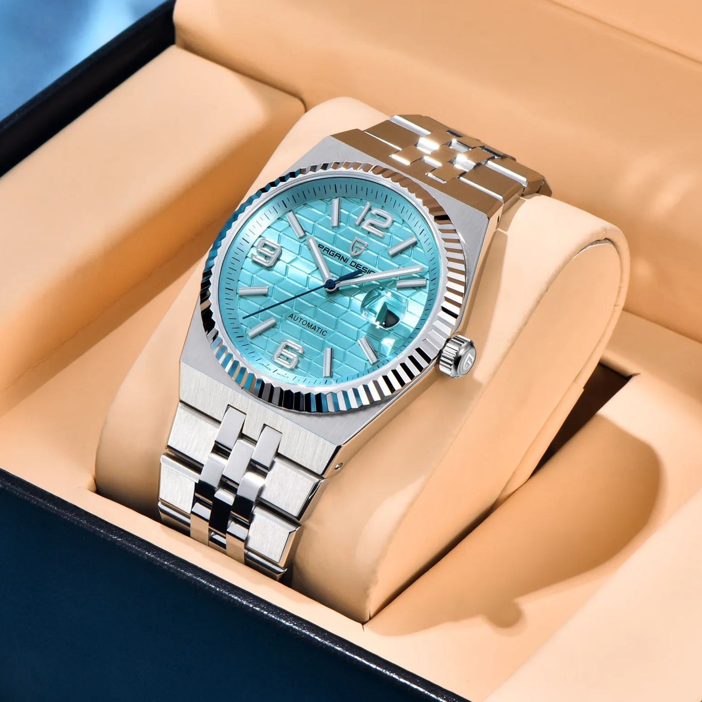 Top Luxury PAGANI DESIGN Automatic Watch for Men, NH36A Mechanical Timepiece, Sapphire Mirror Wristwatch