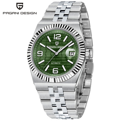 Top Luxury PAGANI DESIGN Automatic Watch for Men, NH36A Mechanical Timepiece, Sapphire Mirror Wristwatch
