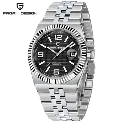 Top Luxury PAGANI DESIGN Automatic Watch for Men, NH36A Mechanical Timepiece, Sapphire Mirror Wristwatch