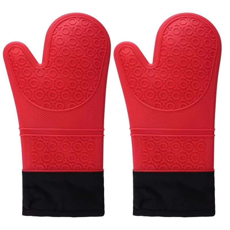 Professional Oven Gloves Heat Resistant NonSlip Grip  Soft Inner Lining For Grilling Baking And BBQ 6