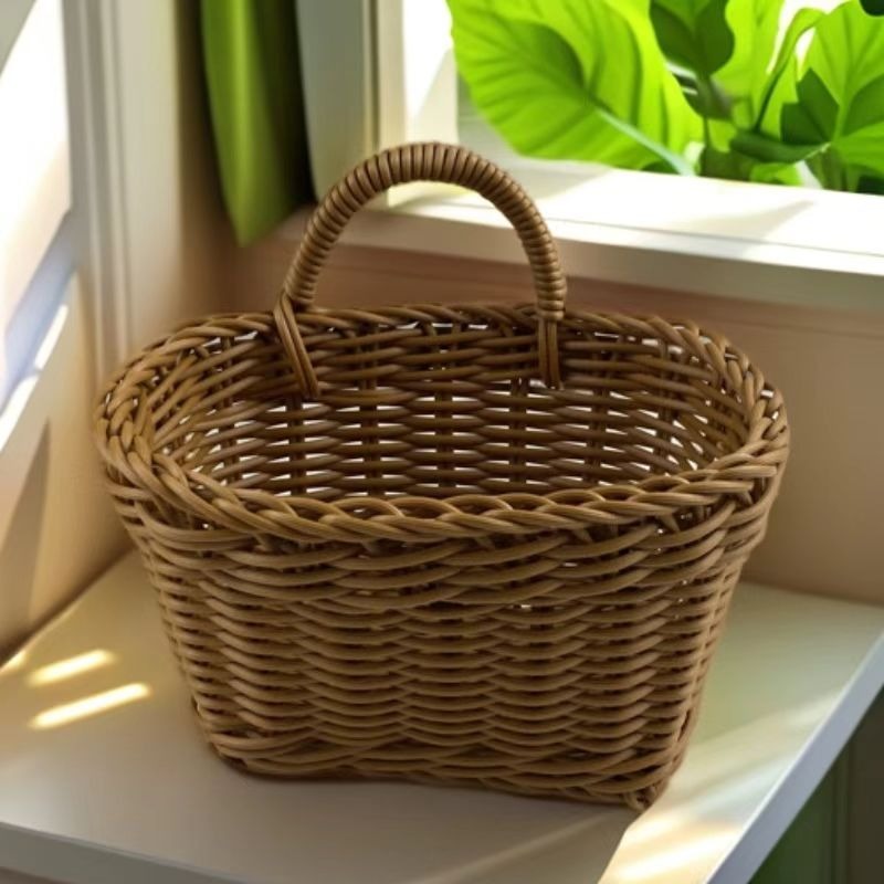 Handmade Mini Storage Basket for Hotel & Home, Small Woven Organizer for Jewelry, Keys & More