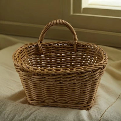 Handmade Mini Storage Basket for Hotel & Home, Small Woven Organizer for Jewelry, Keys & More