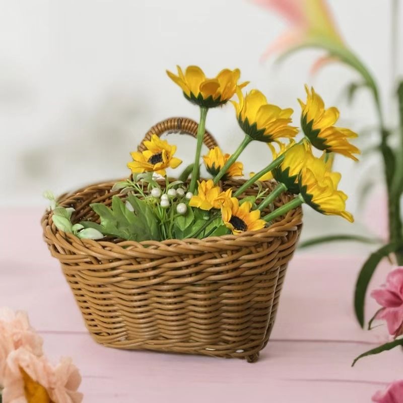 Handmade Mini Storage Basket for Hotel & Home, Small Woven Organizer for Jewelry, Keys & More