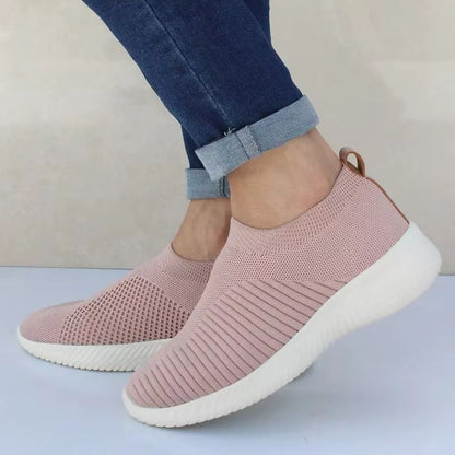 Womens Slip On Platform Sneakers Sock Style Walking Shoes Casual Breathable Chunky Sneakers