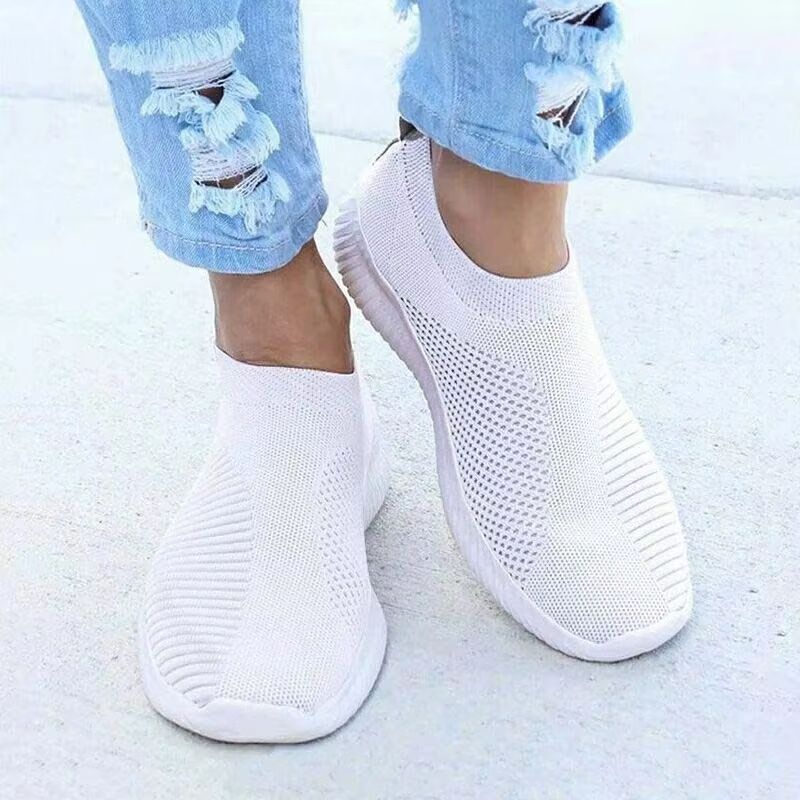 Womens Slip On Platform Sneakers Sock Style Walking Shoes Casual Breathable Chunky Sneakers