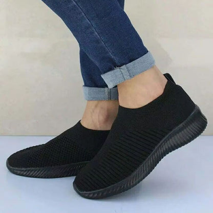 Womens Slip On Platform Sneakers Sock Style Walking Shoes Casual Breathable Chunky Sneakers