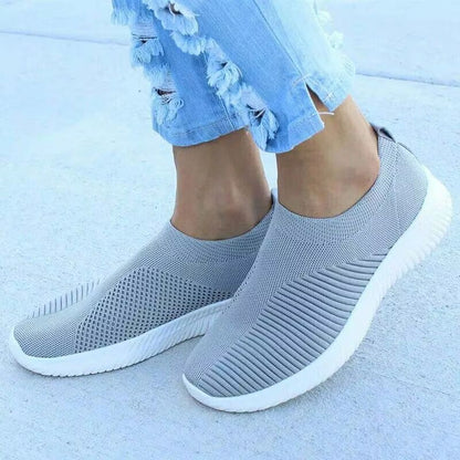 Womens Slip On Platform Sneakers Sock Style Walking Shoes Casual Breathable Chunky Sneakers