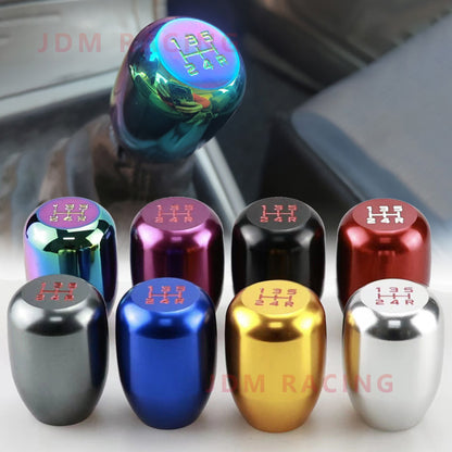 Universal 5-Speed Aluminum Gear Shifter Knob – Manual Transmission & Automatic Shift Lever