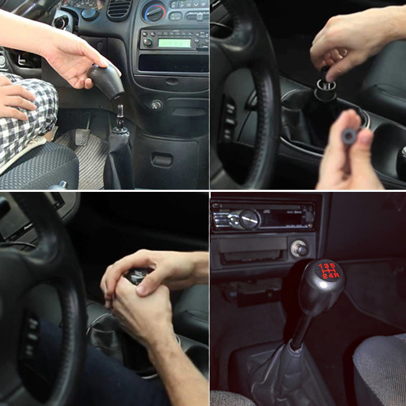 Universal 5-Speed Aluminum Gear Shifter Knob – Manual Transmission & Automatic Shift Lever