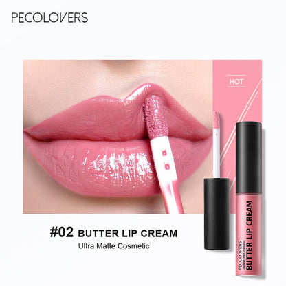 Butter Gloss NonSticky Lip Gloss Long Lasting Nude Lip Makeup Hydrating Lip Gloss With Essential Oi 6