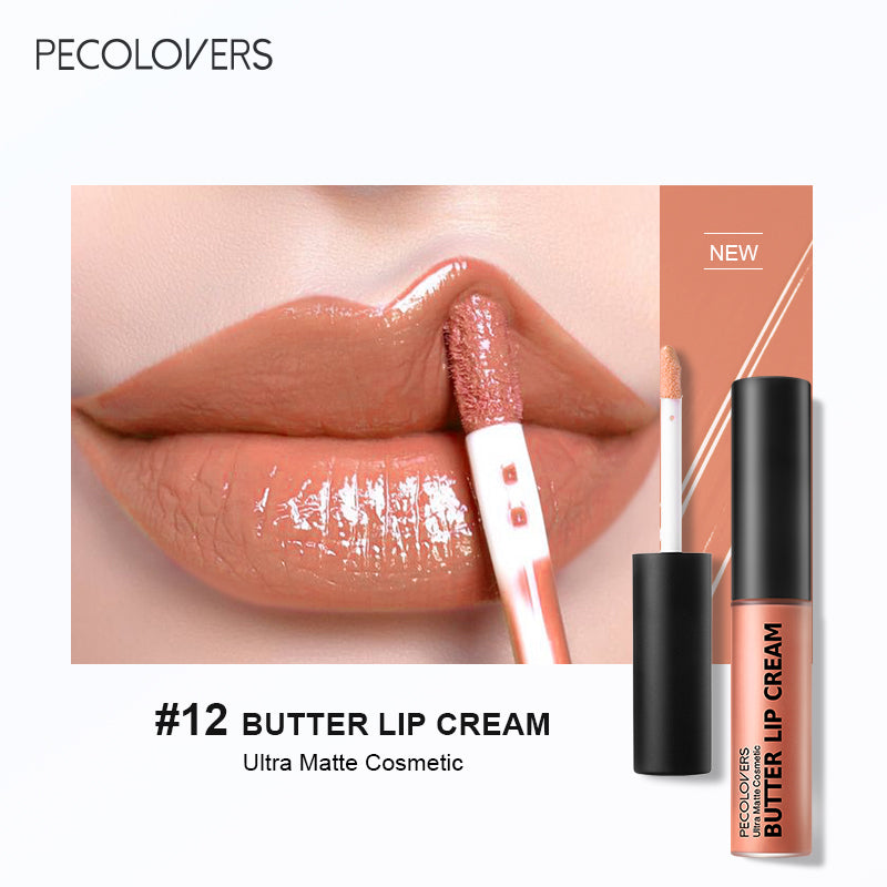 Butter Gloss NonSticky Lip Gloss Long Lasting Nude Lip Makeup Hydrating Lip Gloss With Essential Oi 8