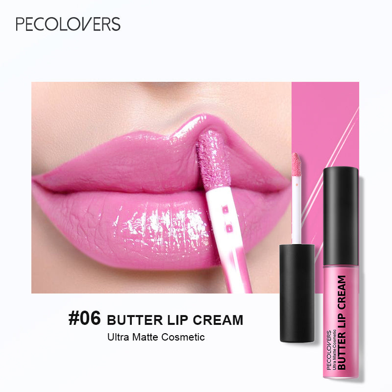 Butter Gloss NonSticky Lip Gloss Long Lasting Nude Lip Makeup Hydrating Lip Gloss With Essential Oi 16