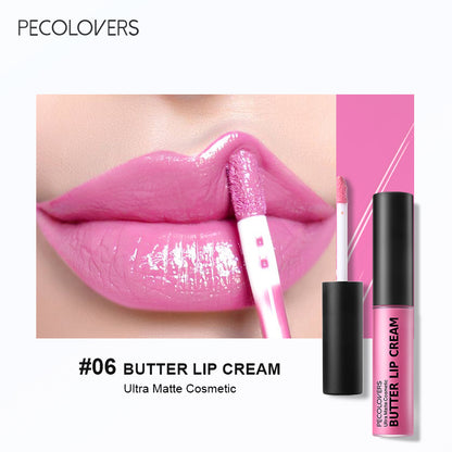 Butter Gloss NonSticky Lip Gloss Long Lasting Nude Lip Makeup Hydrating Lip Gloss With Essential Oi 16