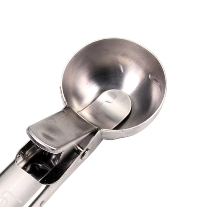 Premium Ice Cream Scoop With Trigger Release Stainless Steel Ice Cream Spoon For Gelatos Sundaes  F 4