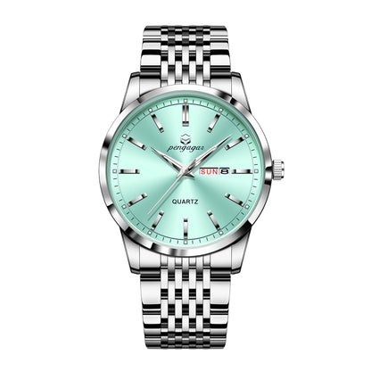 Luxury Man Wristwatch 2025 New Top Brand, Waterproof Luminous Date Watch, Stainless Steel Quartz Men Watch