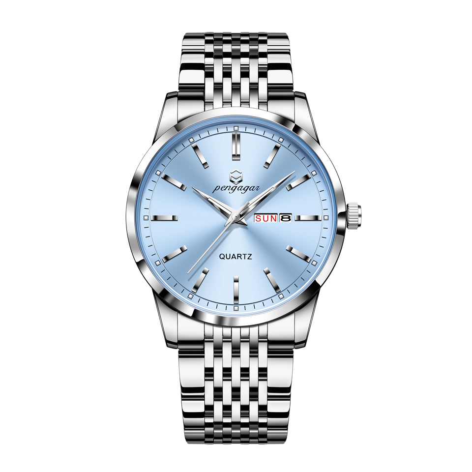 Luxury Man Wristwatch 2025 New Top Brand, Waterproof Luminous Date Watch, Stainless Steel Quartz Men Watch