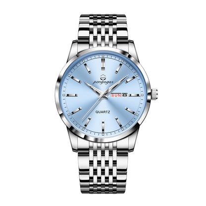 Luxury Man Wristwatch 2025 New Top Brand, Waterproof Luminous Date Watch, Stainless Steel Quartz Men Watch