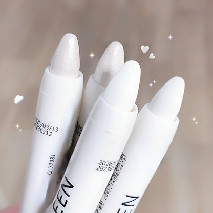 Shimmering Highlight Stick Glitter White Eyeshadow Pencil For Bright Eyes Dazzling Makeup Highlight 2