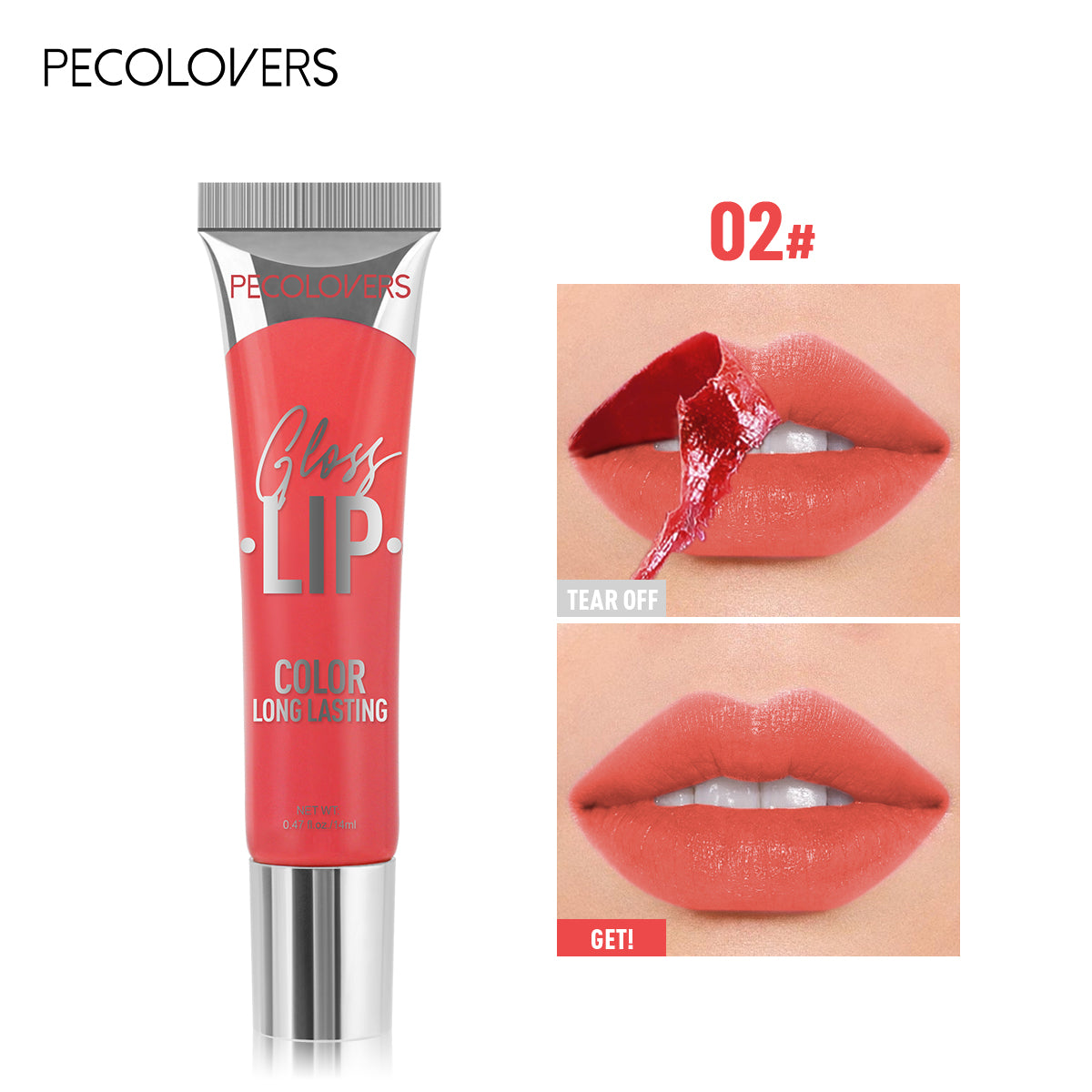 Peel Off Tattoo Multi Color Lip Gloss Waterproof Long Lasting Matte Lip Gloss Red Contour Peel Off  9