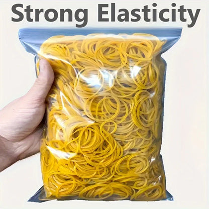 High Elastic Yellow Rubber Band, 38mm Diameter, Durable Natural Rubber for Home, Office & DIY