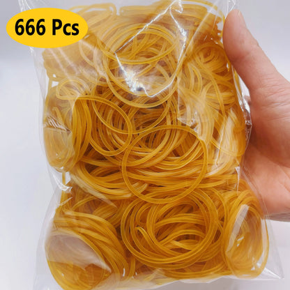 High Elastic Yellow Rubber Band 38mm Diameter Durable Natural Rubber For Home Office  DIY 5