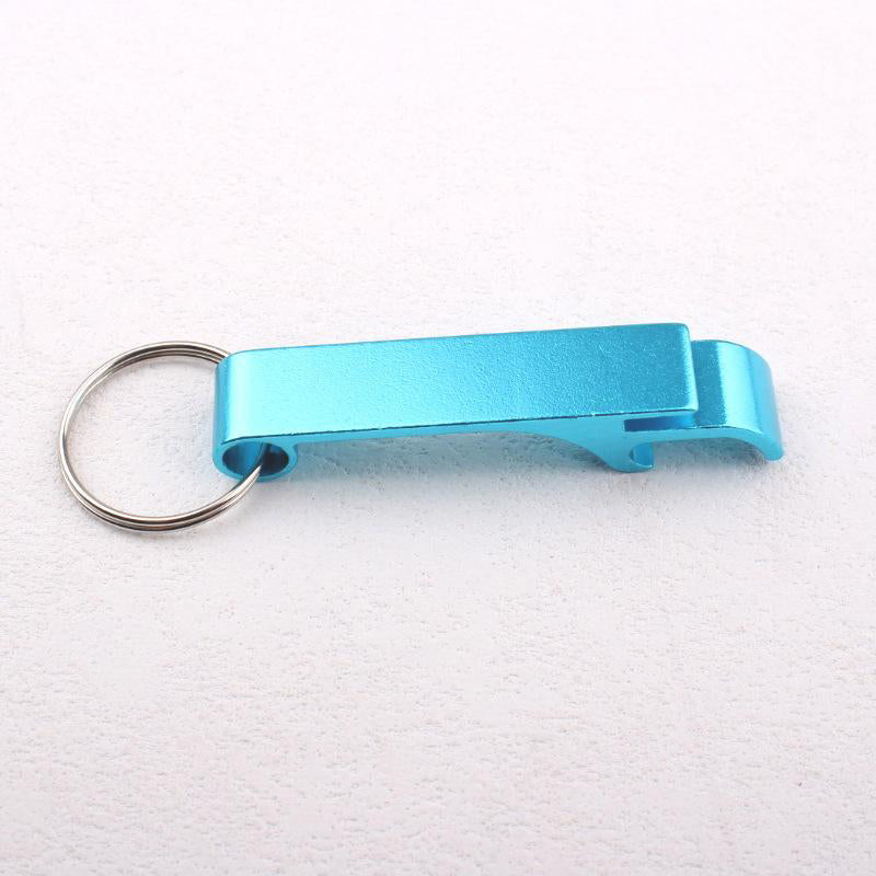 Portable Metal Mini Beer Can Opener, Colorful Key Ring Chain, Keychain Metal Bottle Opener Bar Tools Accessories