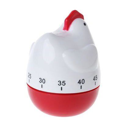Mechanical Countdown Clock Alarm, New Cute Hen Shape Kitchen Cooking Timer, Home Decor Timer for Cooking Reminder
