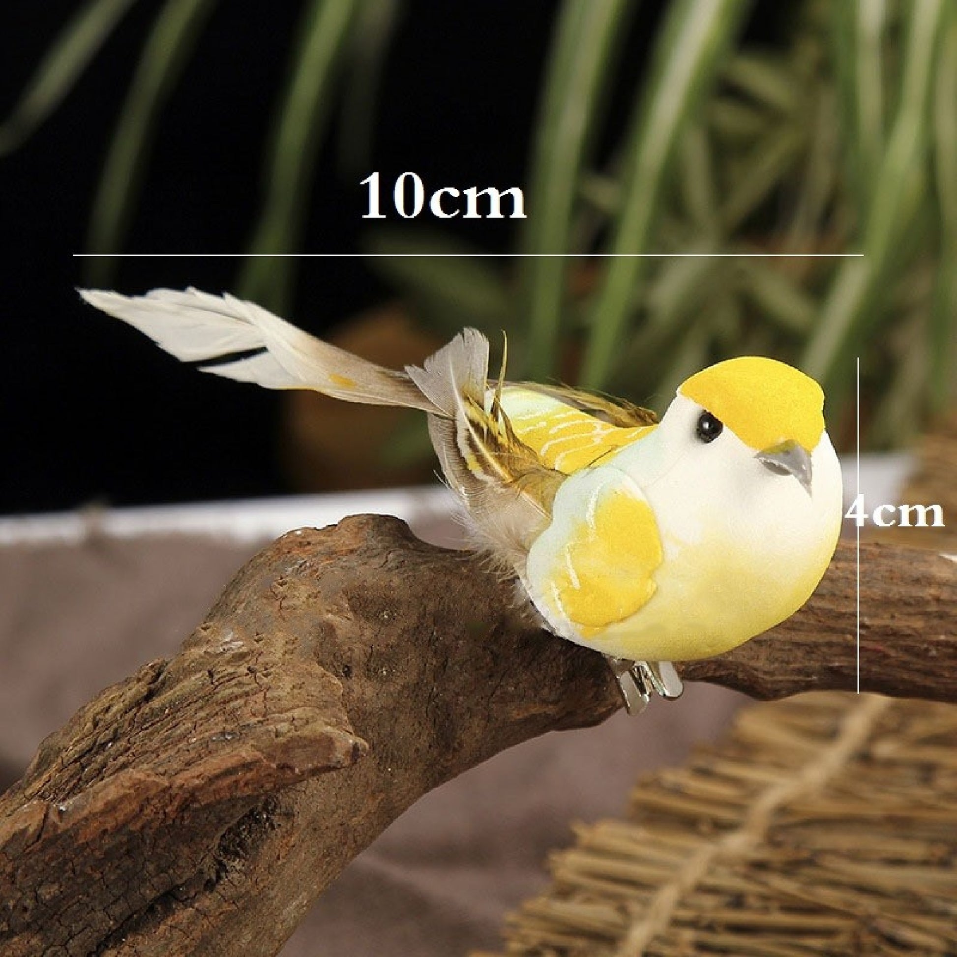 6Pack Simulation Birds Artificial Sparrow Statue Mini Desktop Foam Ornament For Household DIY Decor 5