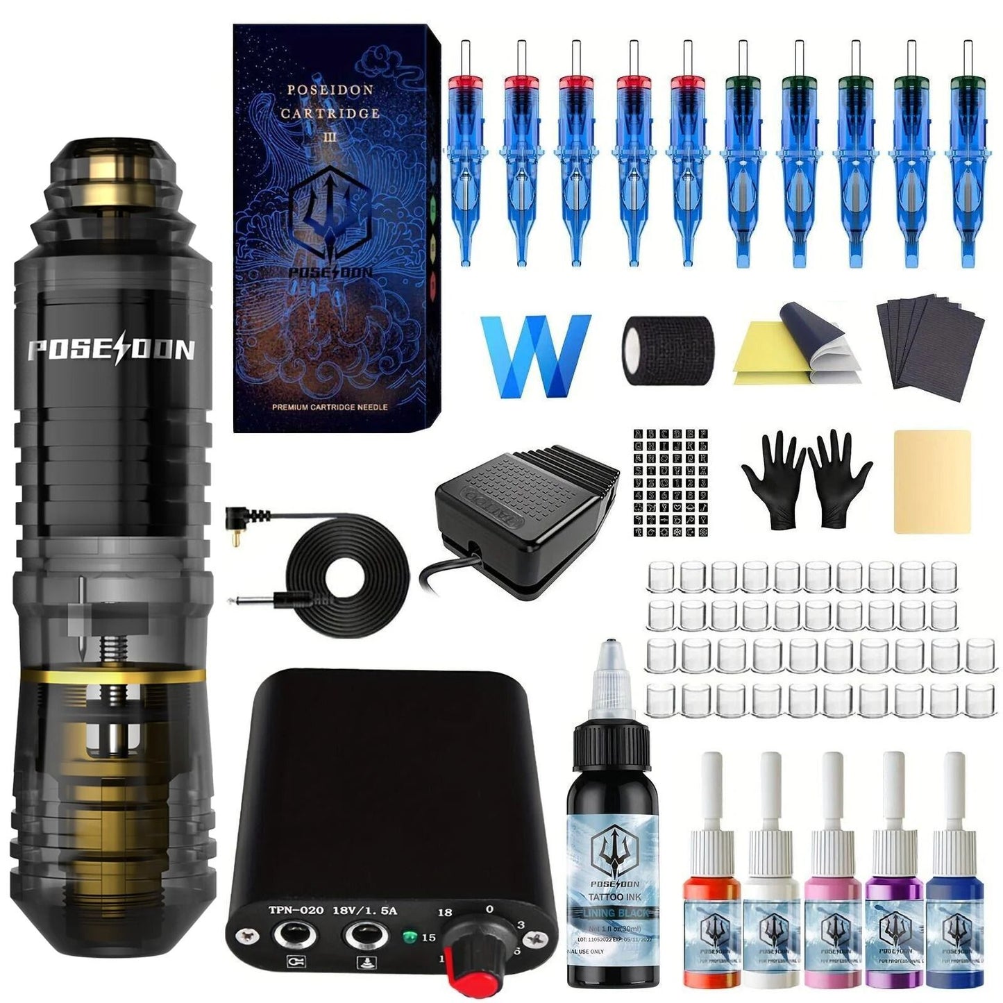 Wireless Tattoo Pen Kit For Permanent Makeup And Professional Tattooing 8