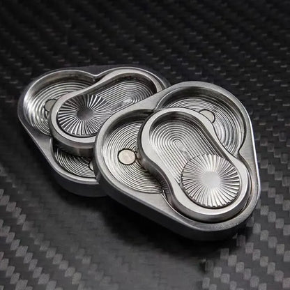 Metal Fidget Spinner for Adults, Magnetic Fidget Slider EDC Toy, ADHD, Autism Sensory Stress Relief & Focus Aid